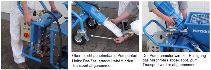 Uelzener PUTZKNECHT S44-2-FU Mischpumpe für Fertigputz - 3 kW/230V Uelzener PUTZKNECHT S44-2-FU Mischpumpe für Fertigputz - 3 kW/230V