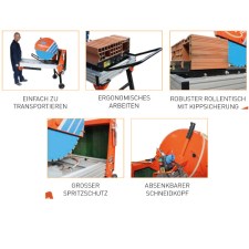 Norton Clipper Tischsäge CM 70 ALU Blocksteintischsäge